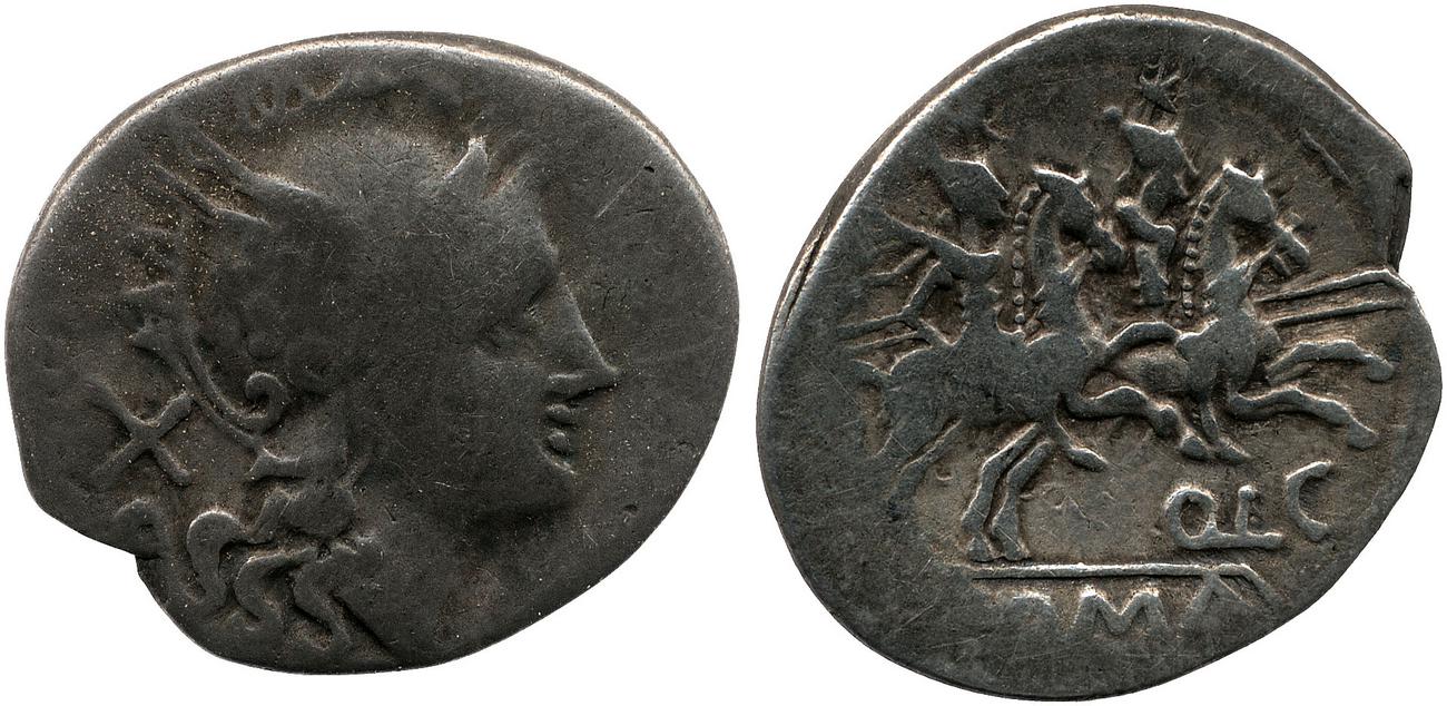 RRC 125/1, obverse, bm