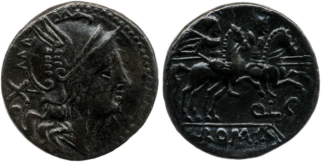 RRC 125/1, obverse, bm