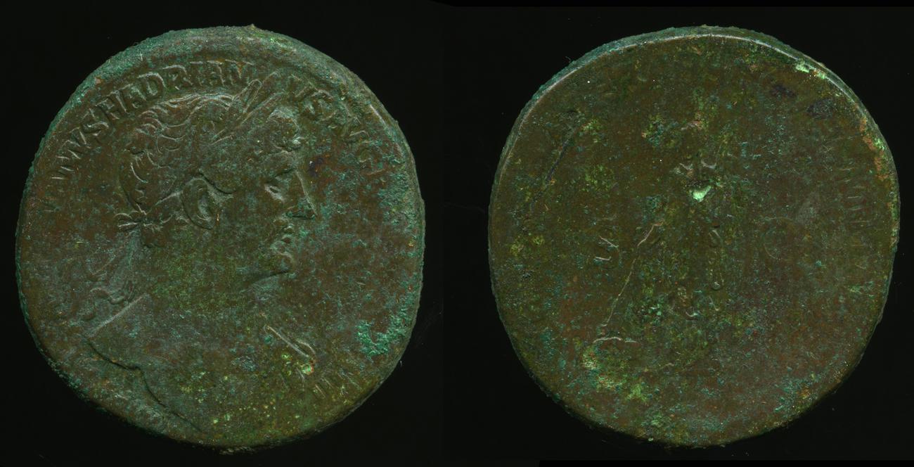 аверс RIC II, Part 3 (second edition) Hadrian 262