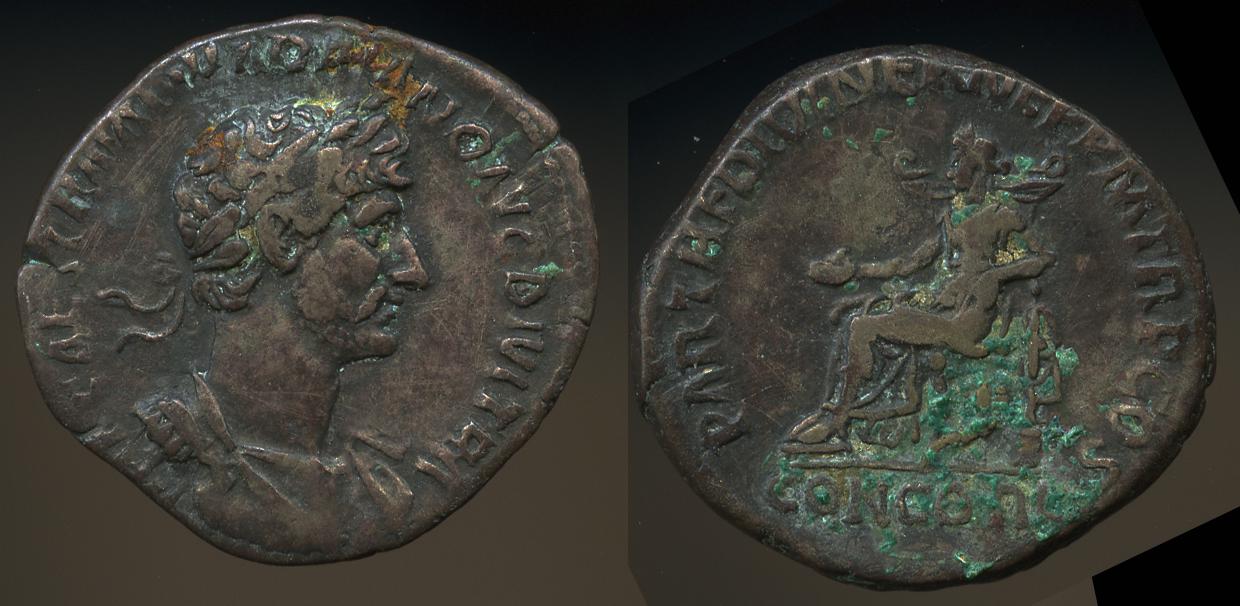 аверс RIC II, Part 3 (second edition) Hadrian 54