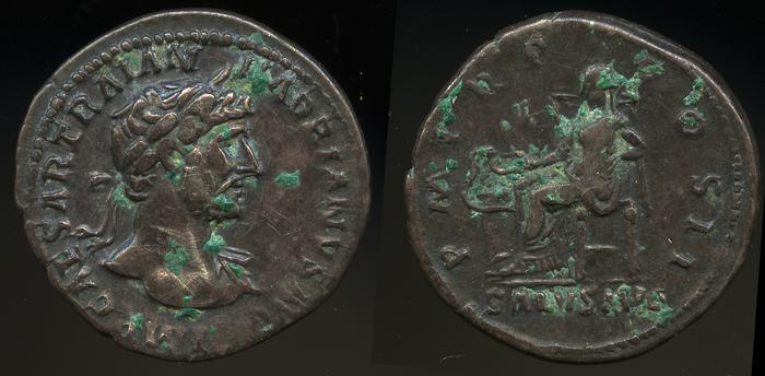 RIC II, Part 3 (second edition) Hadrian 138, реверс, bm