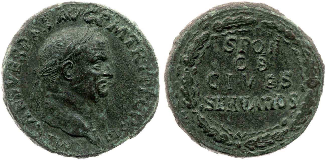 аверс RIC II, Part 1 (second edition) Vespasian 254