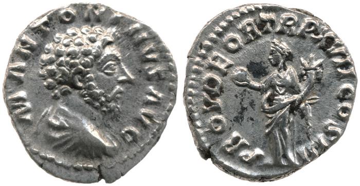 реверс RIC III Marcus Aurelius 66