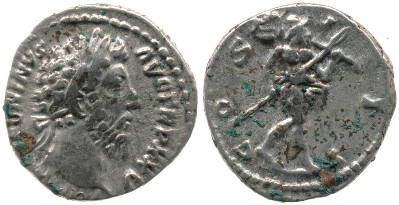 RIC III Marcus Aurelius 231, аверс, bm