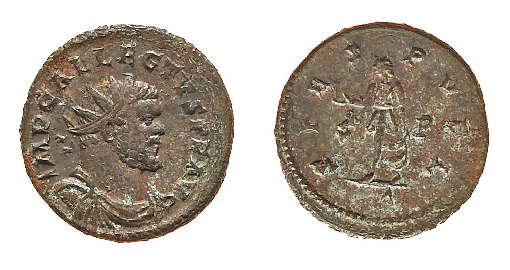 RIC V Allectus 115, аверс, bm
