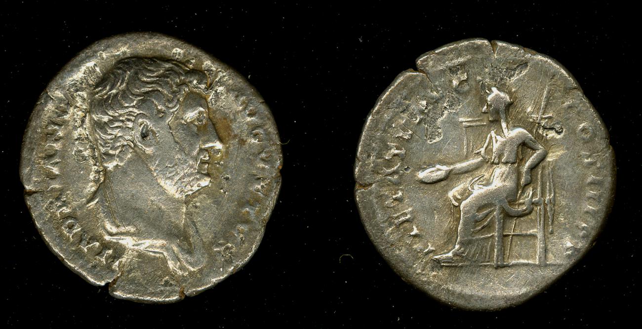 RIC II, Part 3 (second edition) Hadrian 1113, аверс, bm