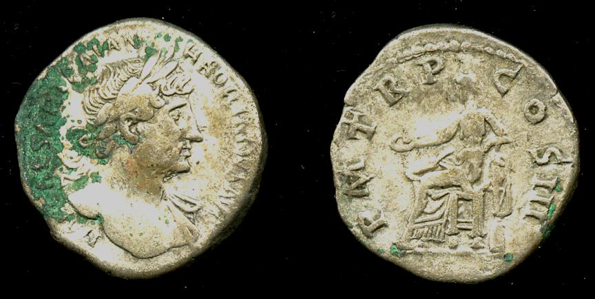 RIC II, Part 3 (second edition) Hadrian 218, аверс, bm
