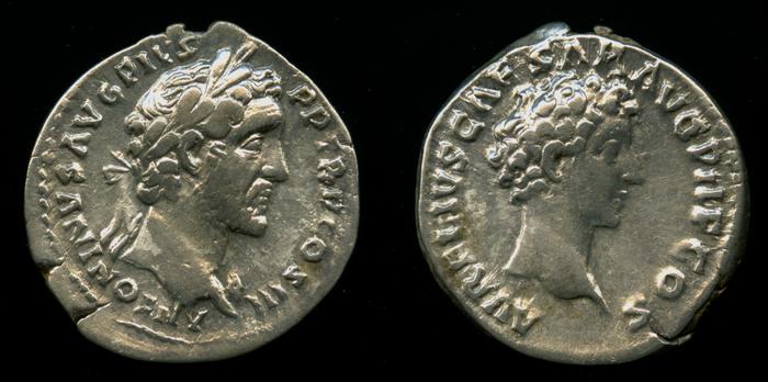 RIC III Antoninus Pius 417A, реверс, bm