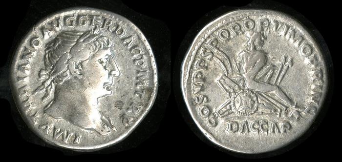 RIC II Trajan 96, реверс, bm