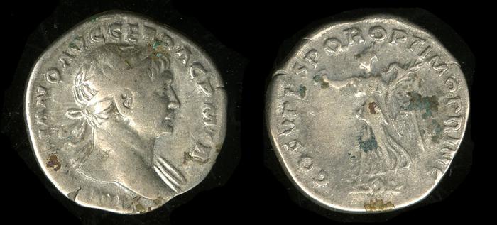 RIC II Trajan 129, реверс, bm