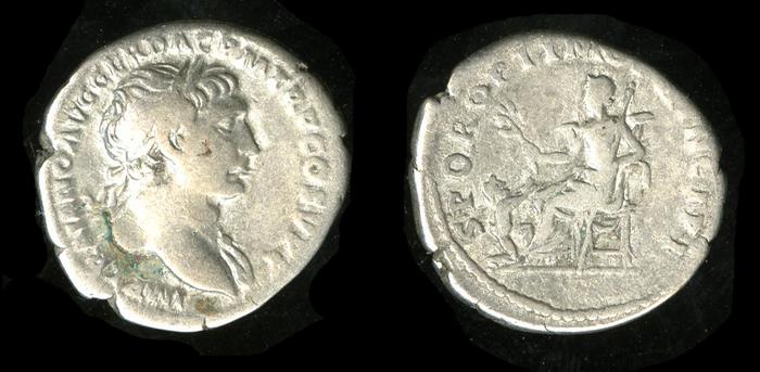RIC II Trajan 188, реверс, bm