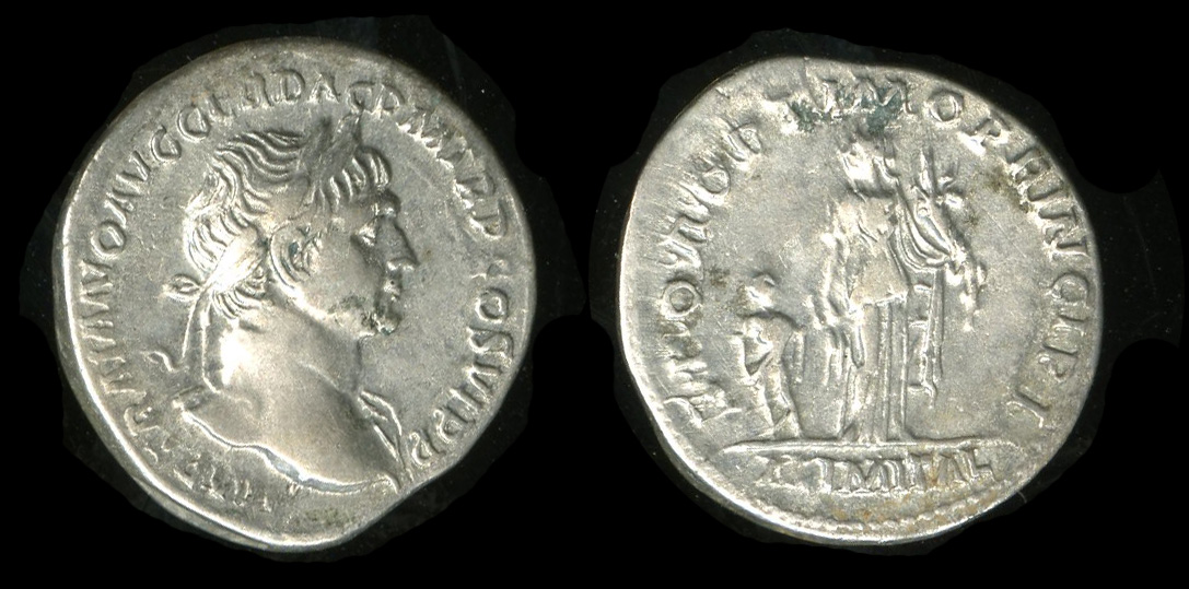 RIC II Trajan 243, аверс, bm