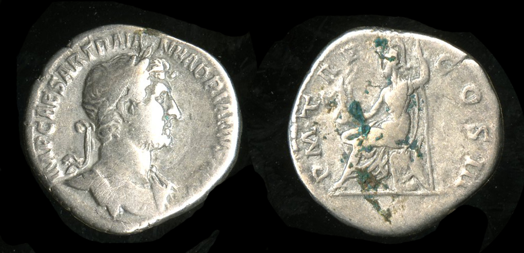 аверс RIC II, Part 3 (second edition) Hadrian 544