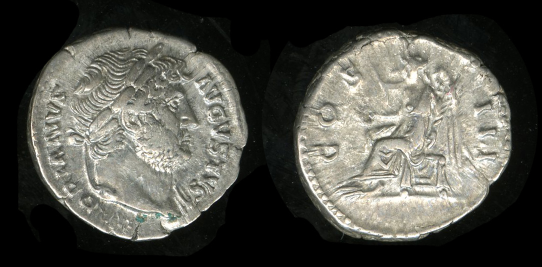RIC II, Part 3 (second edition) Hadrian 858, аверс, bm