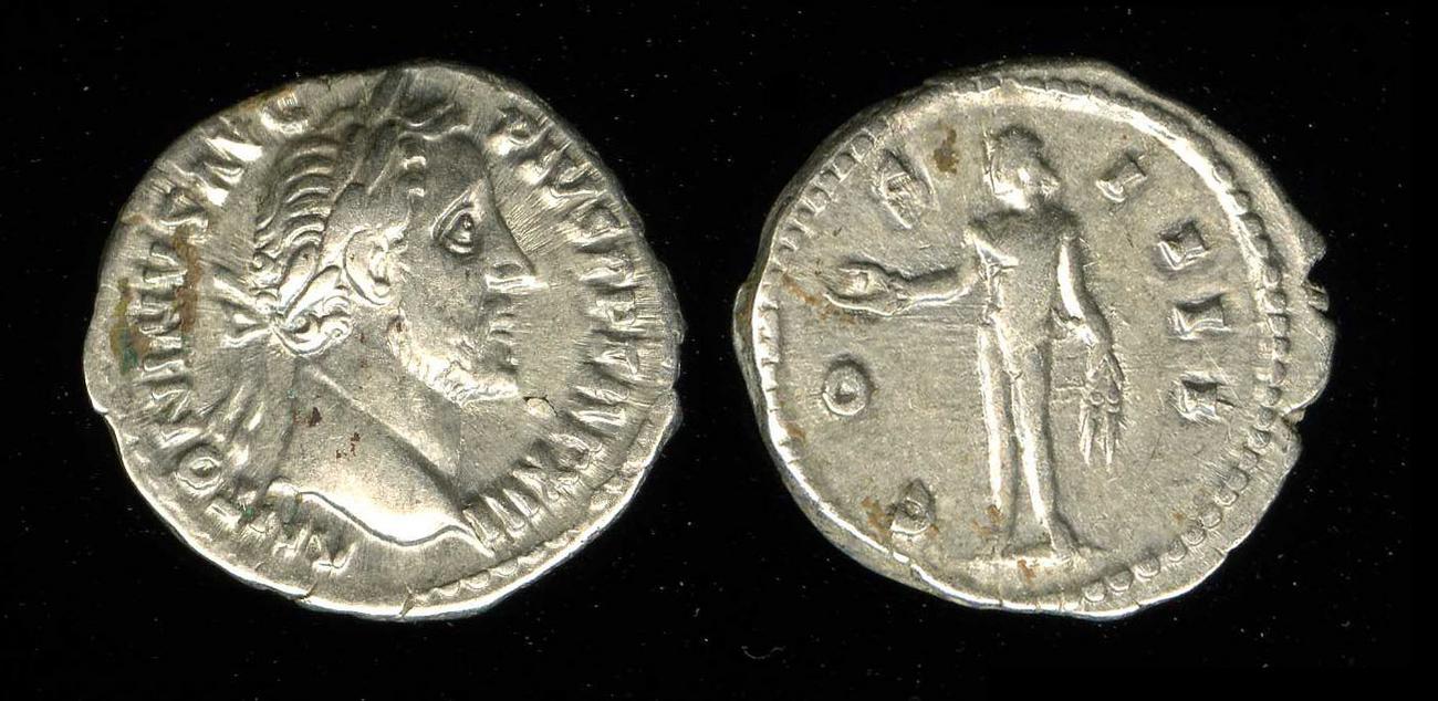 RIC III Antoninus Pius 189, аверс, bm