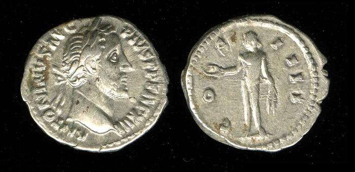 RIC III Antoninus Pius 189, реверс, bm