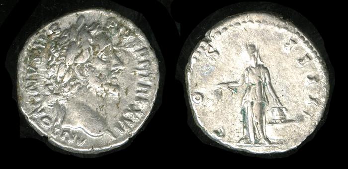RIC III Antoninus Pius 220, реверс, bm