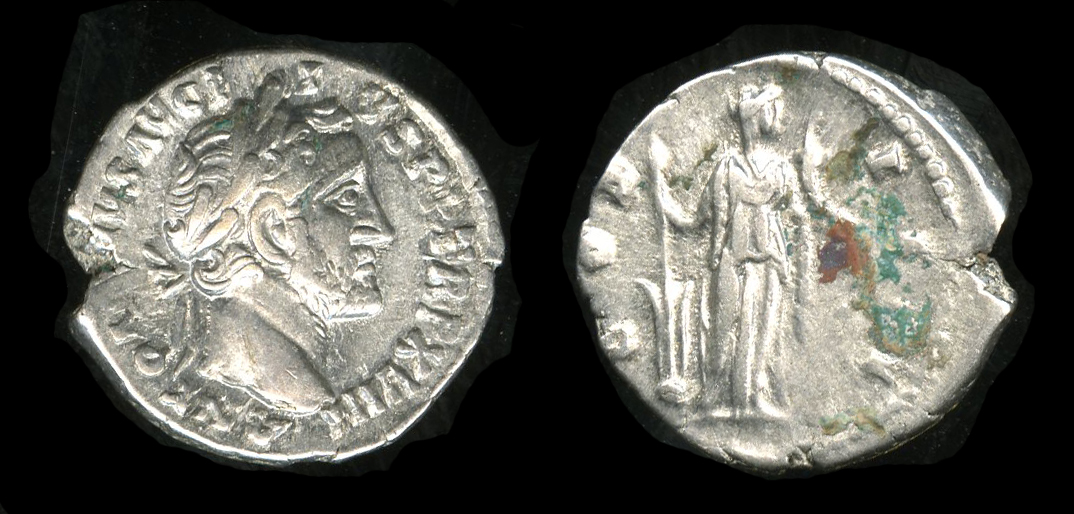 RIC III Antoninus Pius 240, аверс, bm