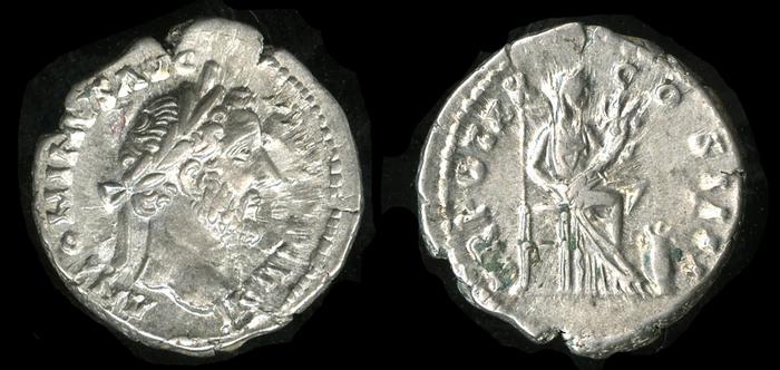 RIC III Antoninus Pius 262, реверс, bm