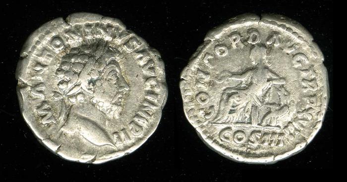 реверс RIC III Marcus Aurelius 63