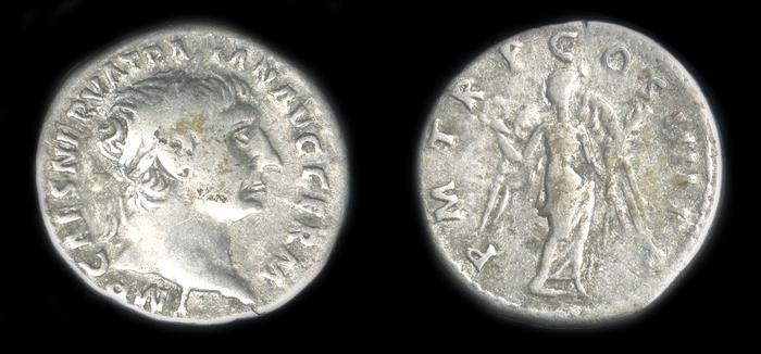 RIC II Trajan 58, реверс, bm
