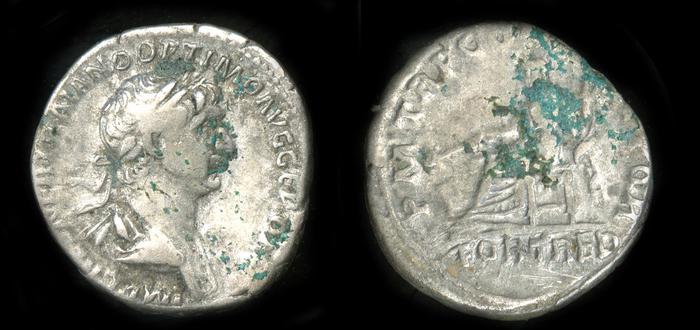 RIC II Trajan 318, реверс, bm