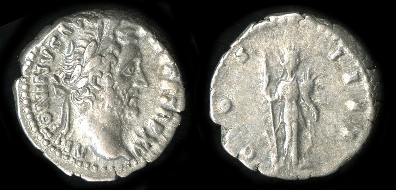 RIC III Antoninus Pius 205, аверс, bm