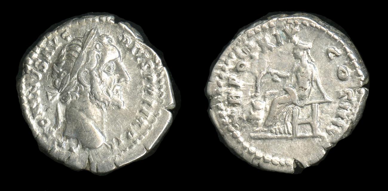 аверс RIC III Antoninus Pius 254
