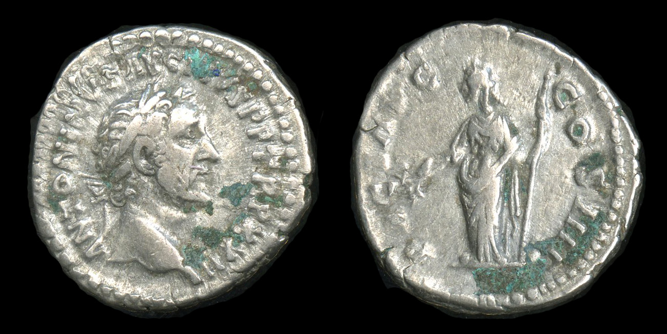 RIC III Antoninus Pius 301, аверс, bm