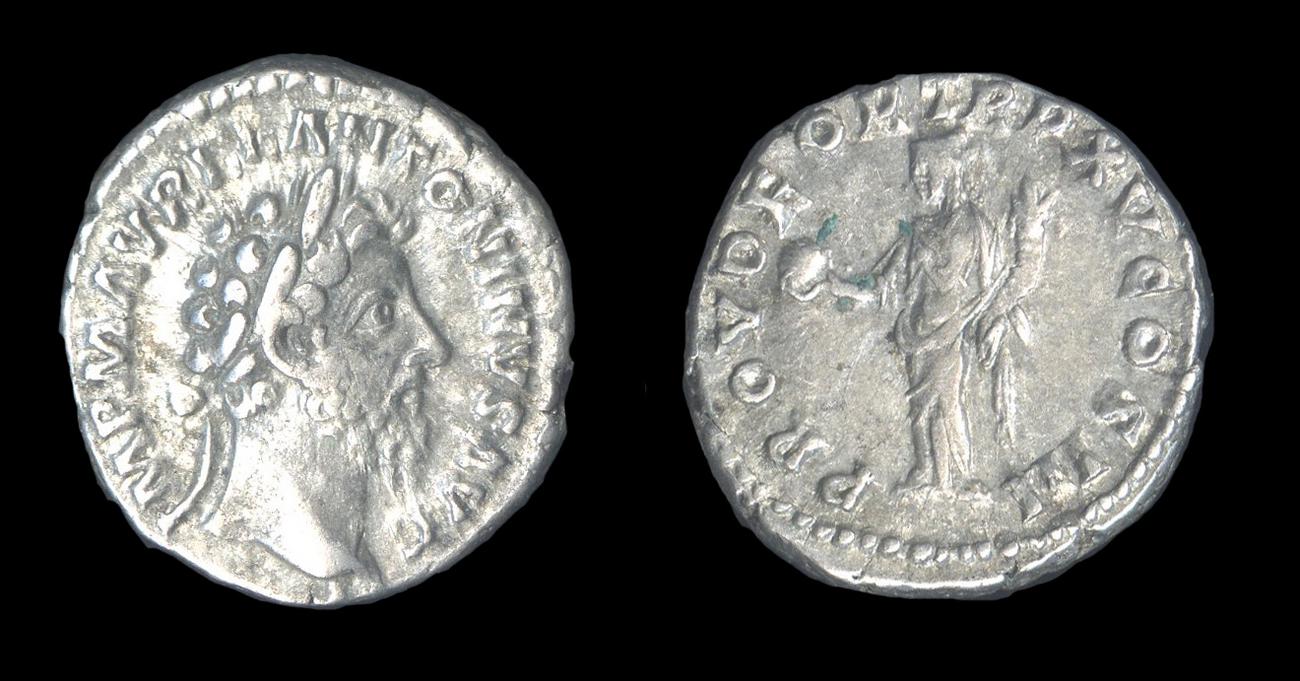 аверс RIC III Marcus Aurelius 22