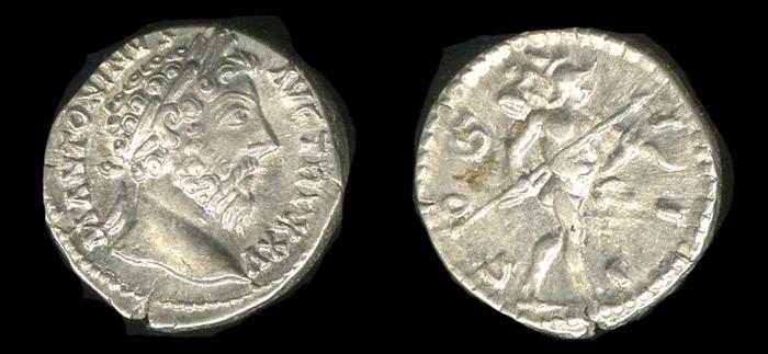 RIC III Marcus Aurelius 231, реверс, bm