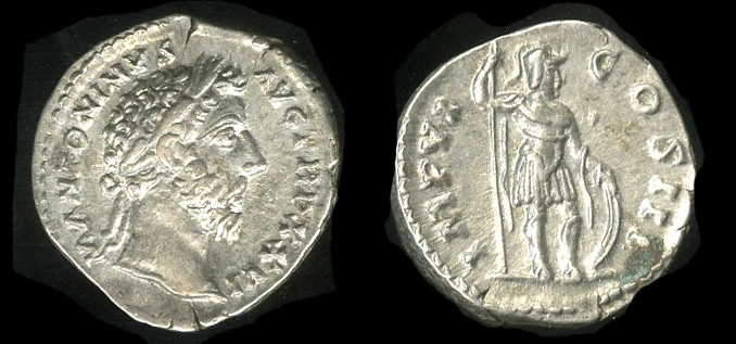 RIC III Marcus Aurelius 261, реверс, bm