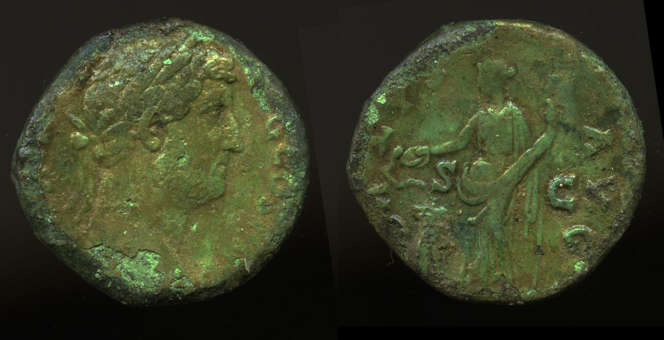 RIC II, Part 3 (second edition) Hadrian 2420, аверс, bm