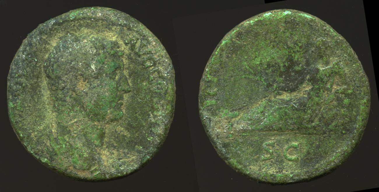 аверс RIC II, Part 3 (second edition) Hadrian 1672