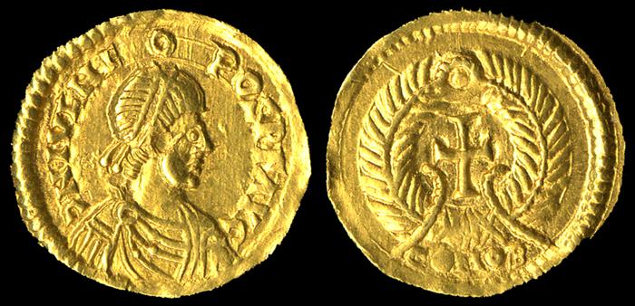 RIC X Visigoths 3768, реверс, bm