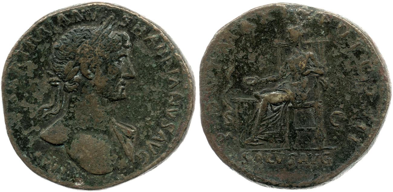 аверс RIC II, Part 3 (second edition) Hadrian 164
