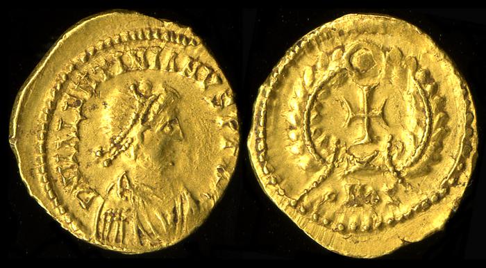 RIC X Burgundians or Franks 3784, реверс, bm