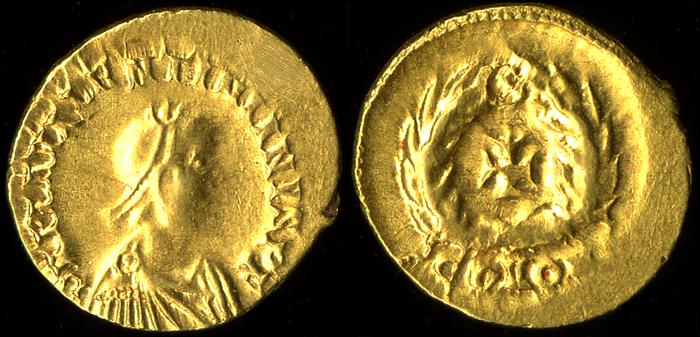RIC X Burgundians or Franks 3784, реверс, bm