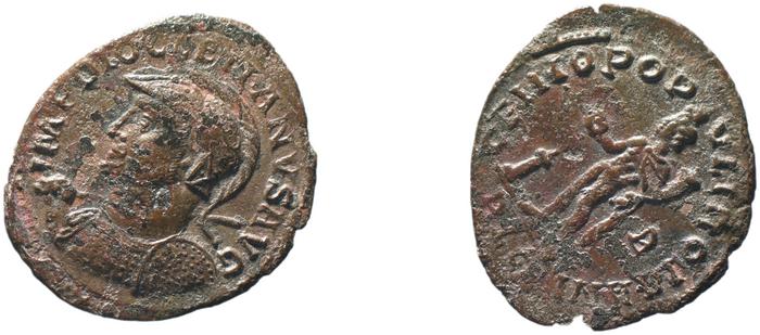 RIC VI Lugdunum 125a, реверс, bm