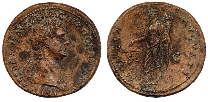 RIC II, Part 1 (second edition) Domitian 493, реверс, bm