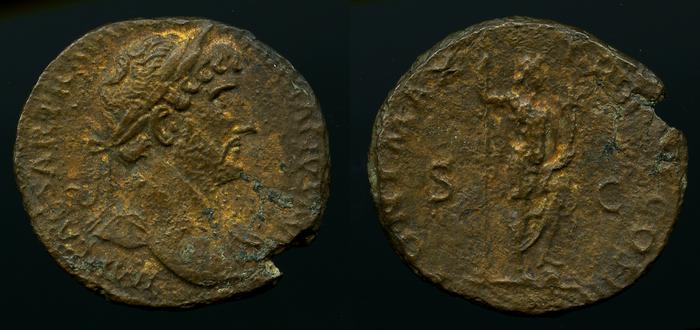 RIC II, Part 3 (second edition) Hadrian 267, реверс, bm