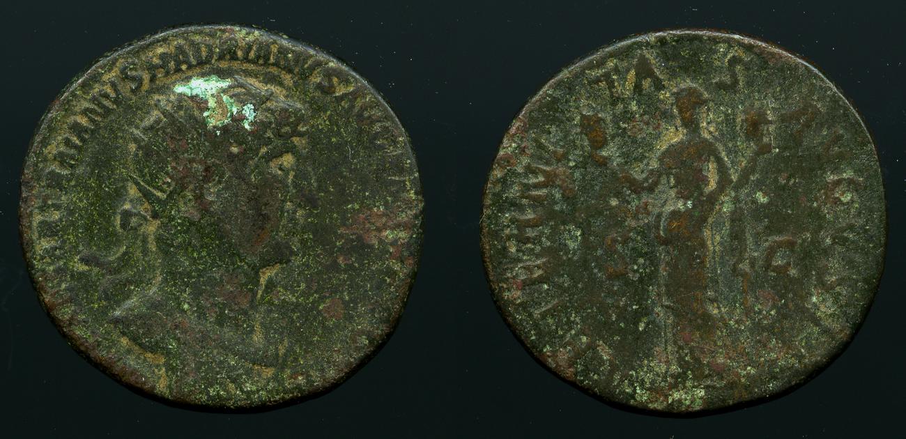 аверс RIC II, Part 3 (second edition) Hadrian 405