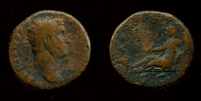 RIC II, Part 3 (second edition) Hadrian 1613, реверс, bm