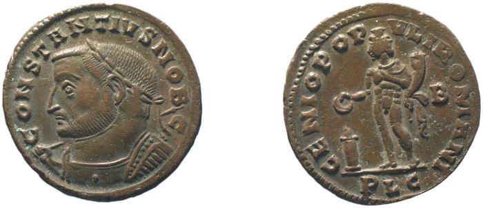 RIC VI Lugdunum 167a, реверс, bm