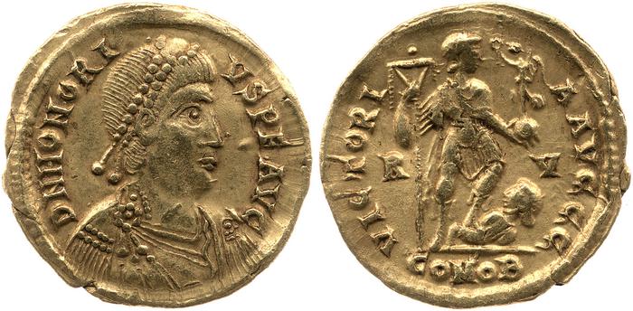реверс RIC X Honorius 1328