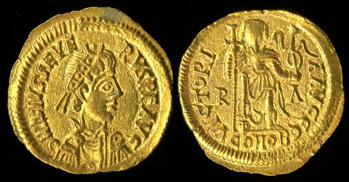 RIC X Visigoths 3754, реверс, bm