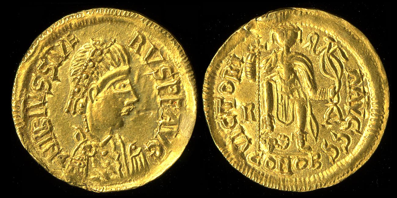 RIC X Visigoths 3754, аверс, bm