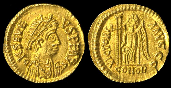RIC X Visigoths 3759, реверс, bm