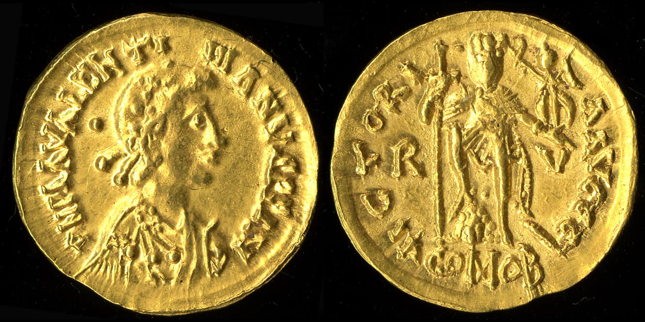 RIC X Burgundians or Franks 3778, аверс, bm