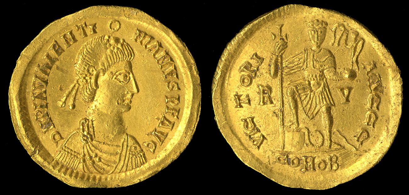 RIC X Visigoths 3713, аверс, bm